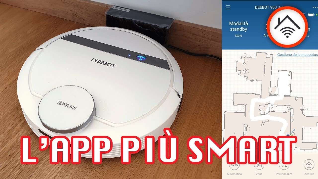 RECENSIONE ECOVACS DEEBOT 900: il più smart - YouTube