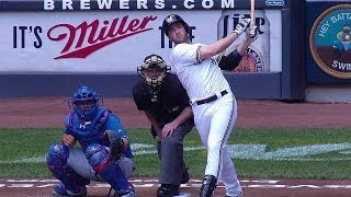 CHC@MIL: Braun belts two-run homer to open scoring