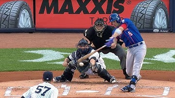 NYM@NYY: Wright opens the scoring with an RBI single