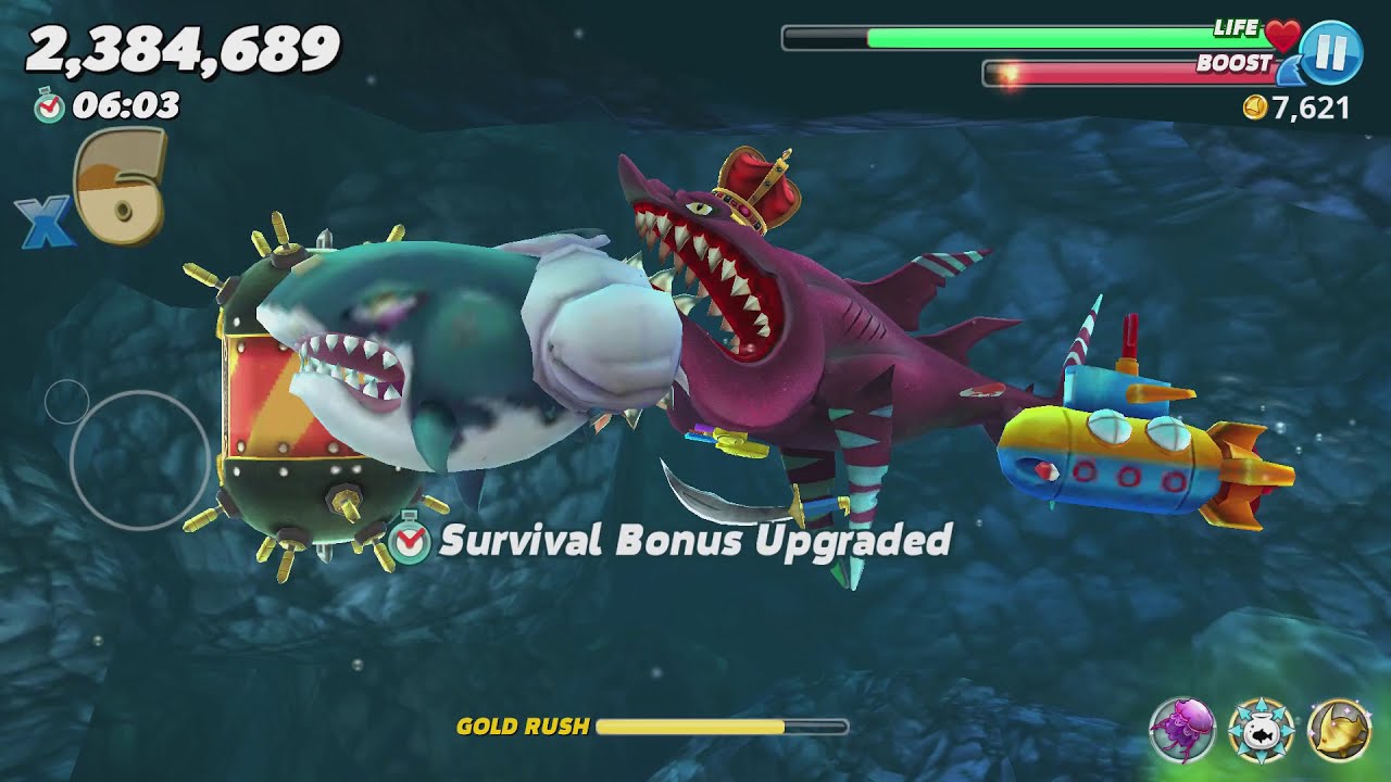 Hungry Shark World Buzz Helicoprion Android Gameplay 3 Droidcheatgaming Youtube