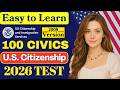 2026 RANDOM 100 civics questions and answers - U.S. citizenship interview I N400 Interview #n400