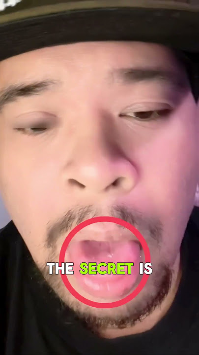 How to Make Tiny Bubbles with Your Mouth!