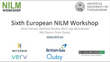 EU NILM 2019 - Oliver Parson & Dimitrios Doukas