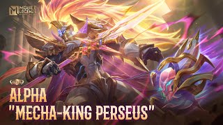 Collector Skin အသစ် | Alpha "Mecha-King Perseus" | Mobile Legends: Bang Bang