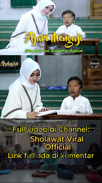 Hai kakak berjilbab putih, pandai mengaji... (AZZAM FT. JIHAN -AJARI MENGAJI) #shorts