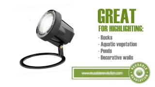 Malibu Underwater Light - Low Voltage Halogen Outdoor Garden Spot Light