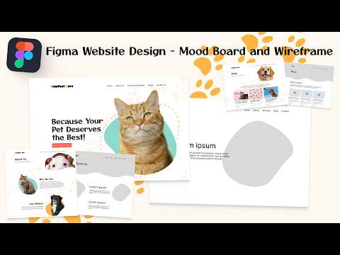Figma Complete Pet Care Website UI/UX Design Course