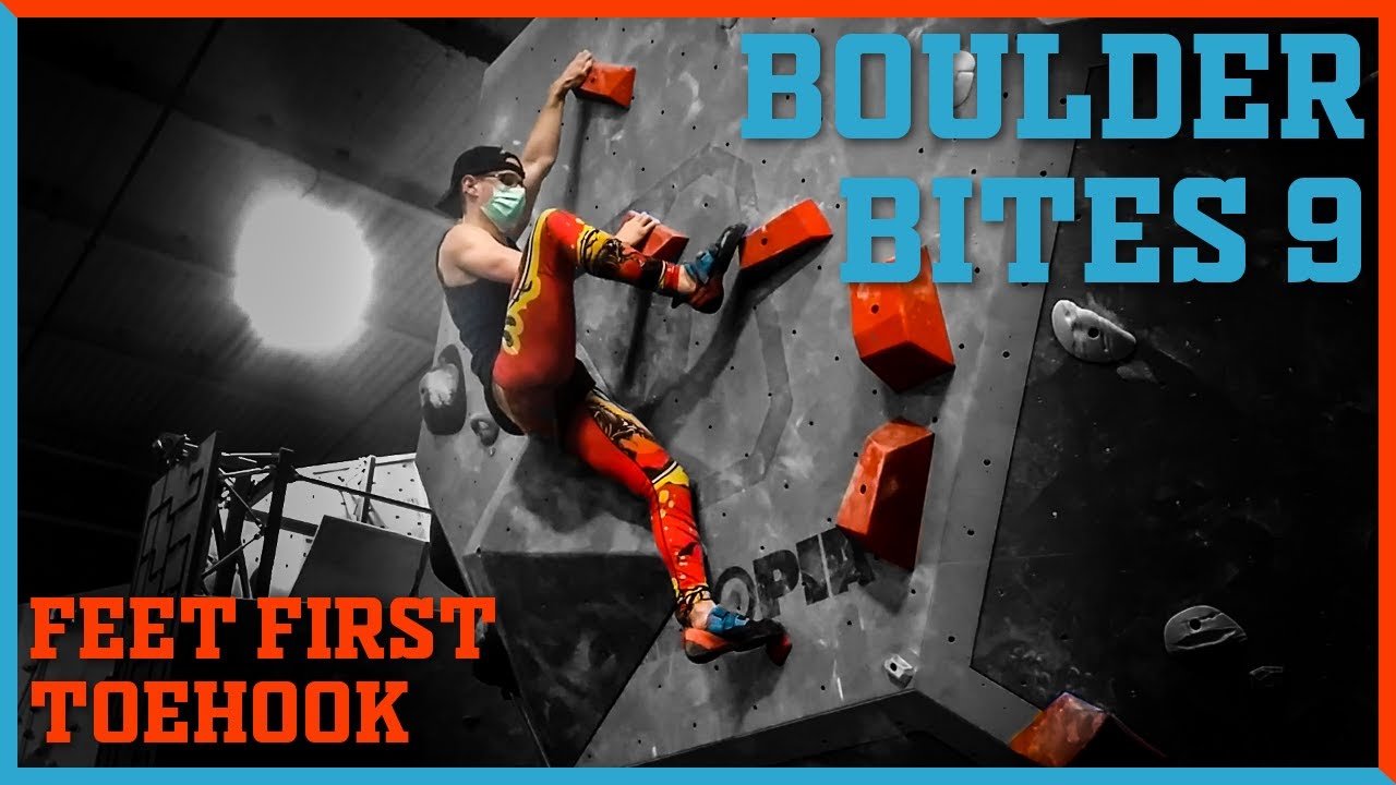 Bouldering Feet First Toe Hook V6 V7 Boulder Bites 9 YouTube