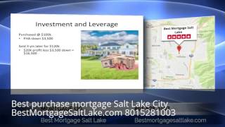 FHA Purchase Loan  Salt Lake City
