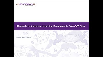 [IBM Rhapsody] - Importing [UML]-Elements from CSV Files