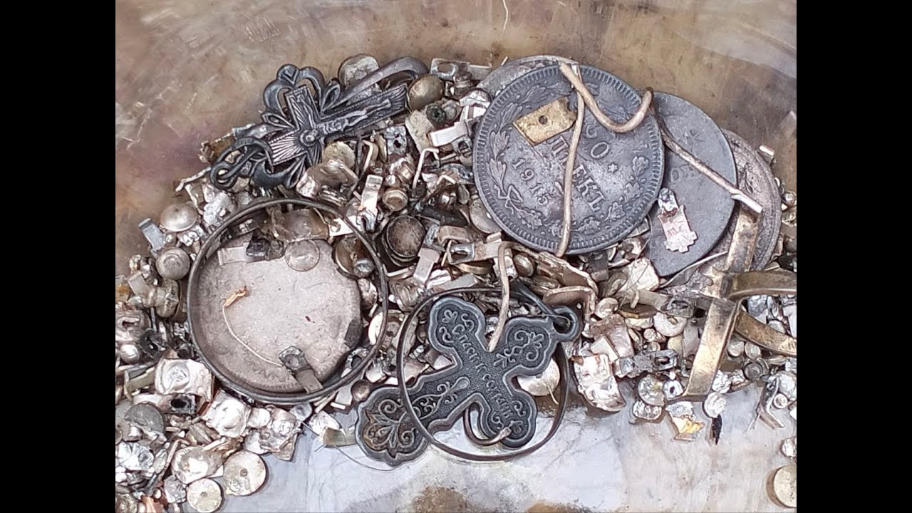 Серебро из микса. Итоги по двум посылкам. Аффинаж 23.03.25