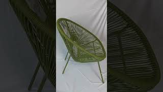 Modern Wicker 3-Piece Bistro Set