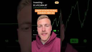 3 BEST STOCKS TO BUY TUESDAY: MAY 26 #stockstobuy #stocksforbeginners #investingforbeginners