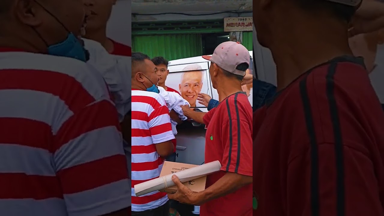 Sego Anget, Sinar Gama dan Tim H. Mohamad Guntur Romli Bagi-Bagi Nasi Kotak dan Kaos Gamkar-Mahfud