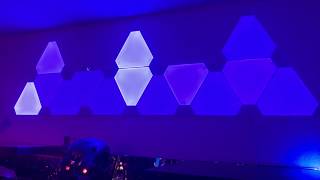 My nanoleaf light panel setup