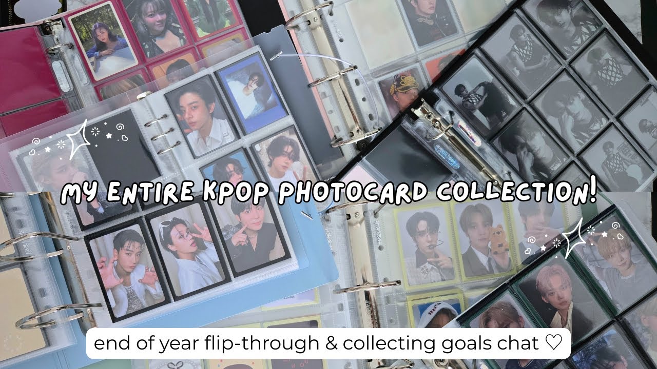 Full kpop photocard collection flip through 2025 ୨୧ Ateez, SKZ, TXT, Twice, Seventeen and more!