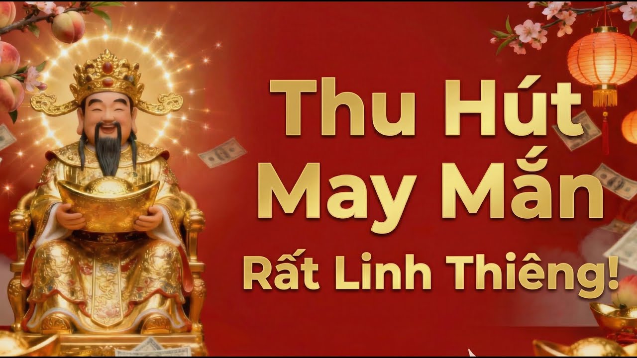 Nhạc Thần Tài Thu Hút Tiền Bạc – Chiêu Gọi Tài Lộc, Cầu May Mắn Bình An Mỗi Ngày