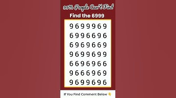 Find the  Number 6999 - Math Quiz  #math #quiz #shorts