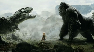 King Kong vs T-Rexes - Fight Scene (REVERSE) - Movie CLIP King Kong vs T-Rexes - Fight Scene (REVERSE) - Movie CLIP