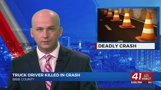 Tractor Trailer crash on I-16 kills one on Monday morning