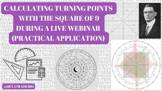 CALCULATING TURNING POINTS WITH THE SQUARE OF 9 DURING LIVE WEBINAR(PRACTICAL APPLICATION) screenshot 4