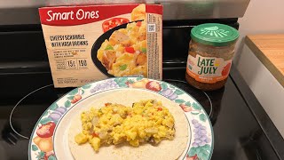 Smart Ones Cheesy Scramble with Hash Browns - 190 calories