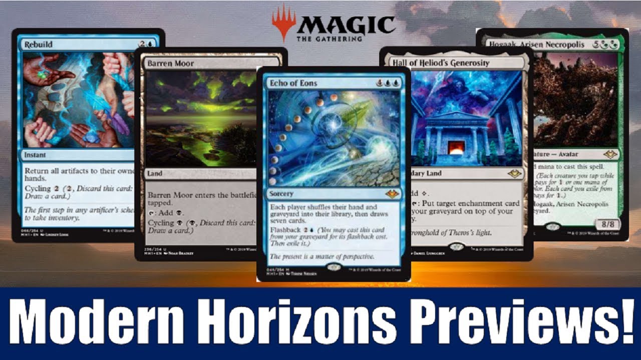 MTG Modern Horizons Previews 15 Cards Including Echo of Eons YouTube