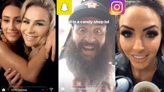 WWE Snapchat/Instagram ft. IIconics, Carmella, Braun Strowman, Becky Lynch, Alexa Bliss n MORE