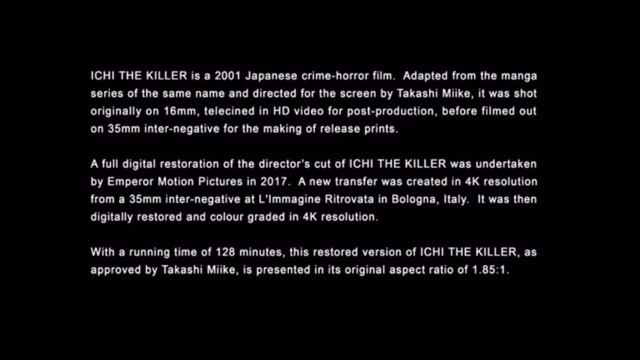 Well Go USA / Emperor Motion Pictures   / (Information Screen) / EMG / Omega Micott Inc. (2017/2001)