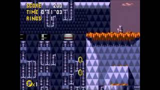 Sonic CD, Palmtree Panic 1 Speedrun, 14"58