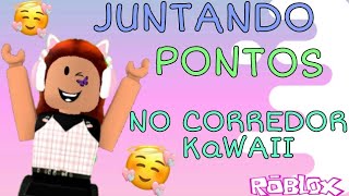 ROBLOX- JUNTANDO PONTOS NO CORREDOR KAWAII | Kelly Panda