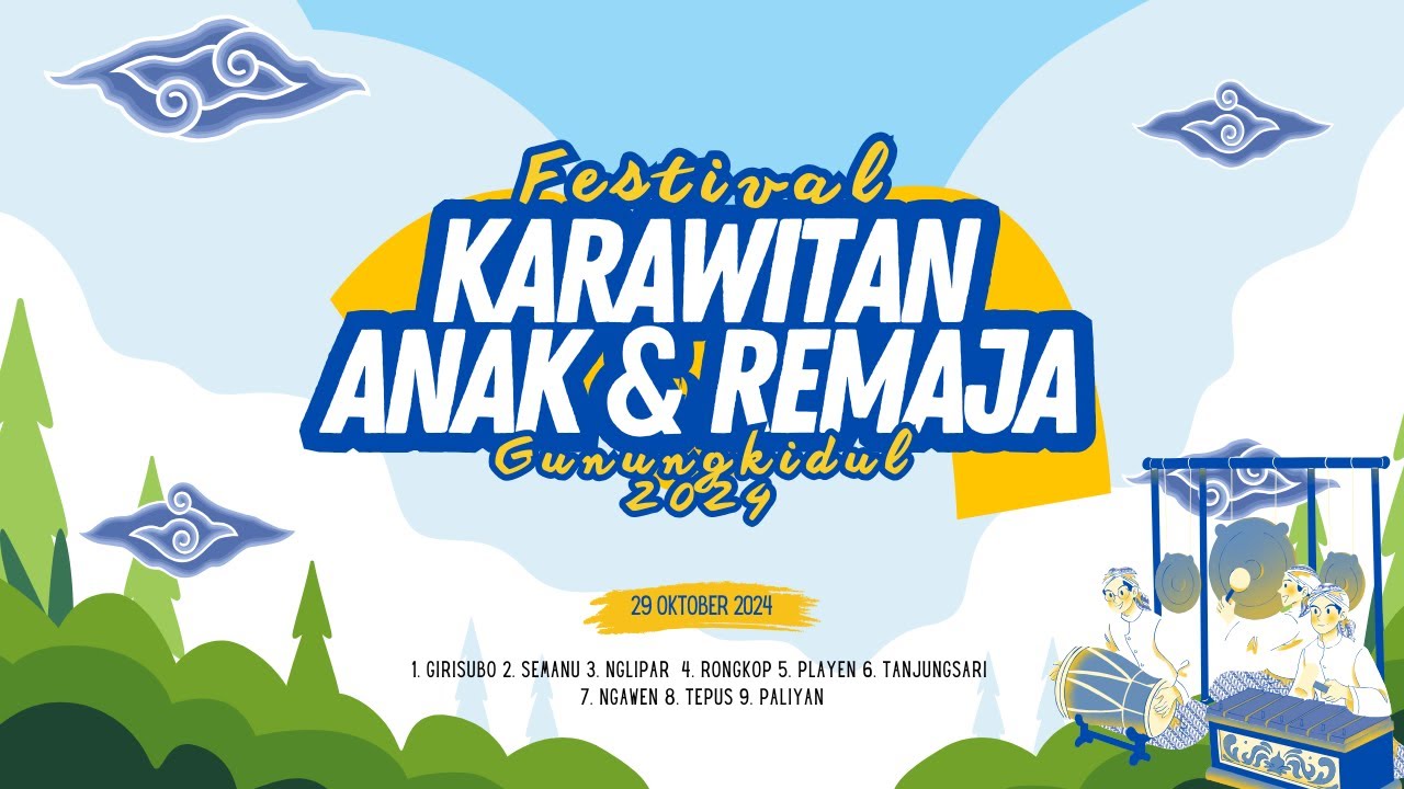 FESTIVAL KARAWITAN ANAK & REMAJA GUNUNGKIDUL 2024 | HARI 1