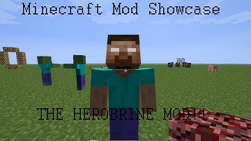 Minecraft Mod Showcase: THE HEROBRINE MOD!!!