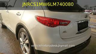 INFI QX70 2020 - JNRCS1MW6LM740080