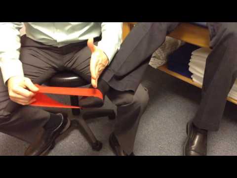 Ankle Inversion Theraband Exercise