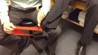 Ankle Inversion Theraband Exercise