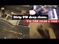 Cleaning a really dirty VW Volkswagen polo car