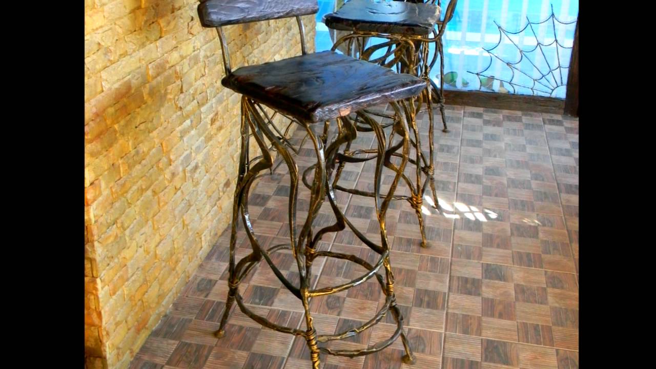 ⁣Красивая барная мебель кованая из металла мебель для бара, для кафе, для ресторана.