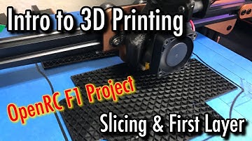 Intro to 3D Printing - Slicing & First Layer - OpenRC F1 - EP1