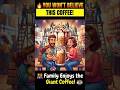 Giant Cold Coffee Made by Tiny Engineers! ☕🏗️ World's Biggest Coffee Ever!##Viral Shorts##