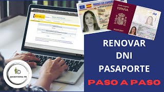 Como Renovar El Dni Y Pasaporte Paso A Paso.