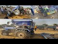 Powertrac 55, John Deere फैल हो गए तब आया Sonalika 750 और फसी हुई हैरो निकाल ले गया💪 | Motor Marshal