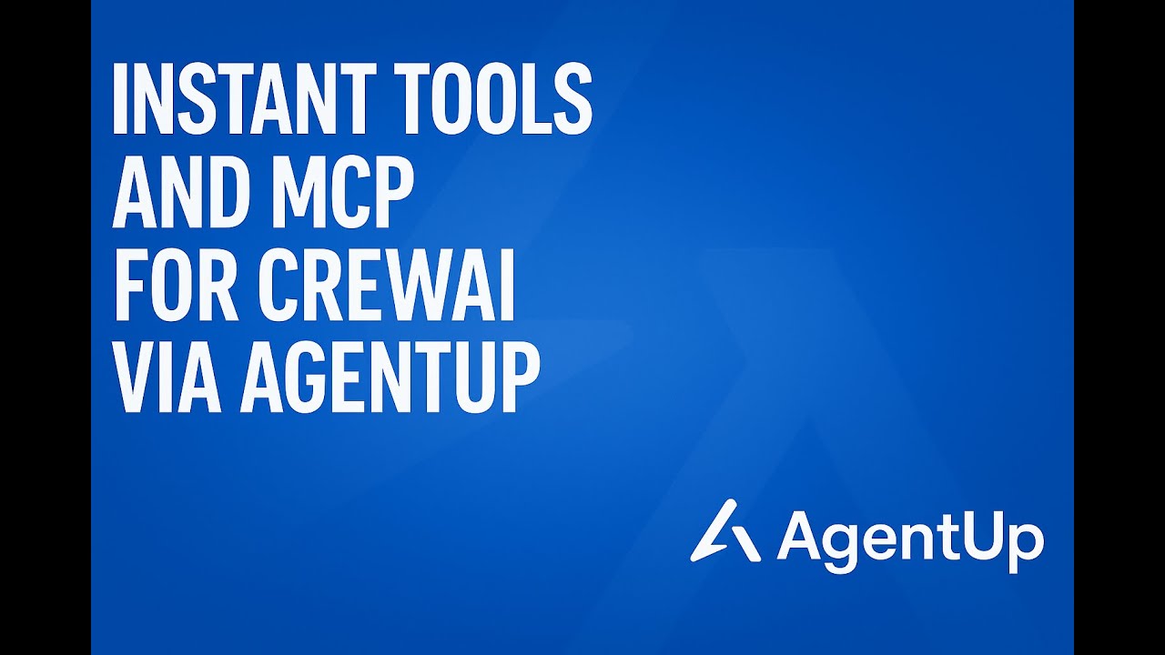CrewUP - Get full security and middleware for Crew AI Tools and MCP, with AgentUp!