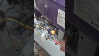 Mini Fridge Gas Charging Full Process 🔥 | Cooling Problem Solved #Shorts