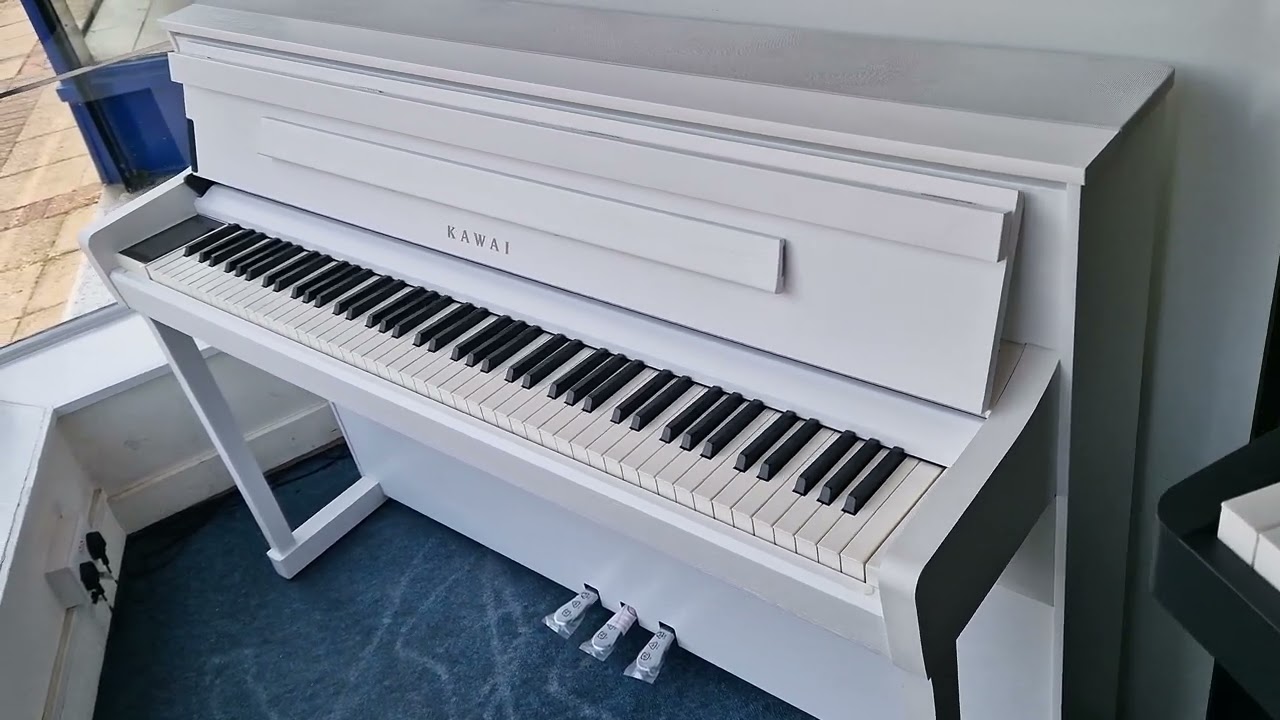 Ex-display Kawai CA901 Digital Piano Satin White Walk Around Video