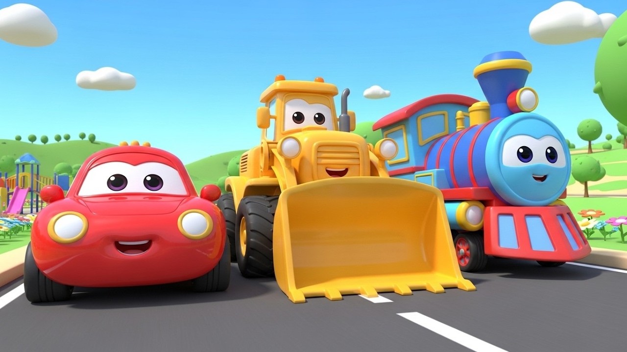 Vehicles Song 🚕🚒🚓 | Fire Truck, Police Car & More | Vehicles for Kids | Nursery Rhymes & Kids Songs