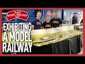 Building a modular model railway  episode 26 exhibiting a model railway