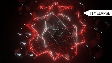 Blender 2.8 EEVEE - Ico Sphere Timelapse
