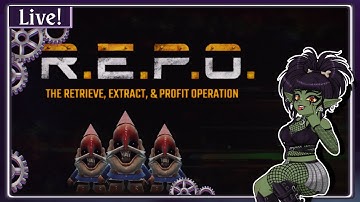 Can We Find All The New Monsters in Solo REPO?! | Goth Gaming Goblin Vtuber 🖤