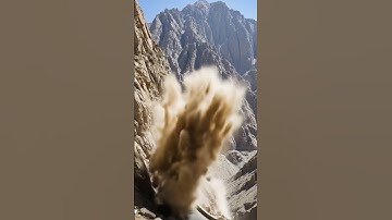 TERRIFYING Landslide Engulfs Road | Massive Mountain Collapse Caught on Camera 2025
